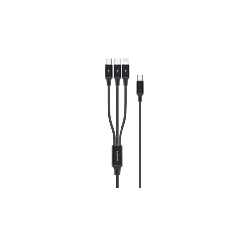 3-in-1 Fast Charging Multi-Cable C to C/C/8