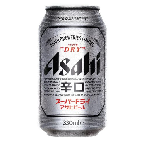 BEER ASAHI SUPER DRY CAN  (5% ALCOHOL) 0.33L*24